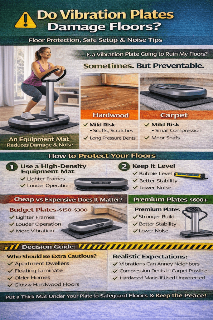 Infographic: Do Vibration Plates Damage Floors, What You Should Know