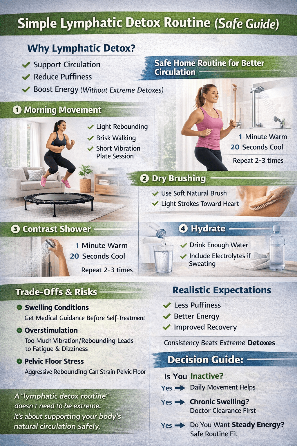 Lymphatic Morning Routine Simple Lymphatic Detox Routine (Safe Guide)