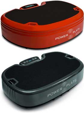 Power Plate Move for Home Vibration Workouts - in Red and Silver